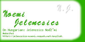 noemi jelencsics business card